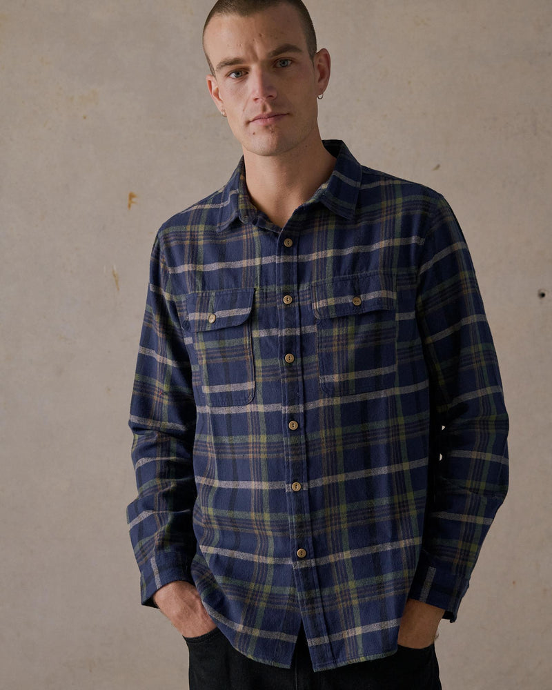 Twin Pocket Flannel Shirt
