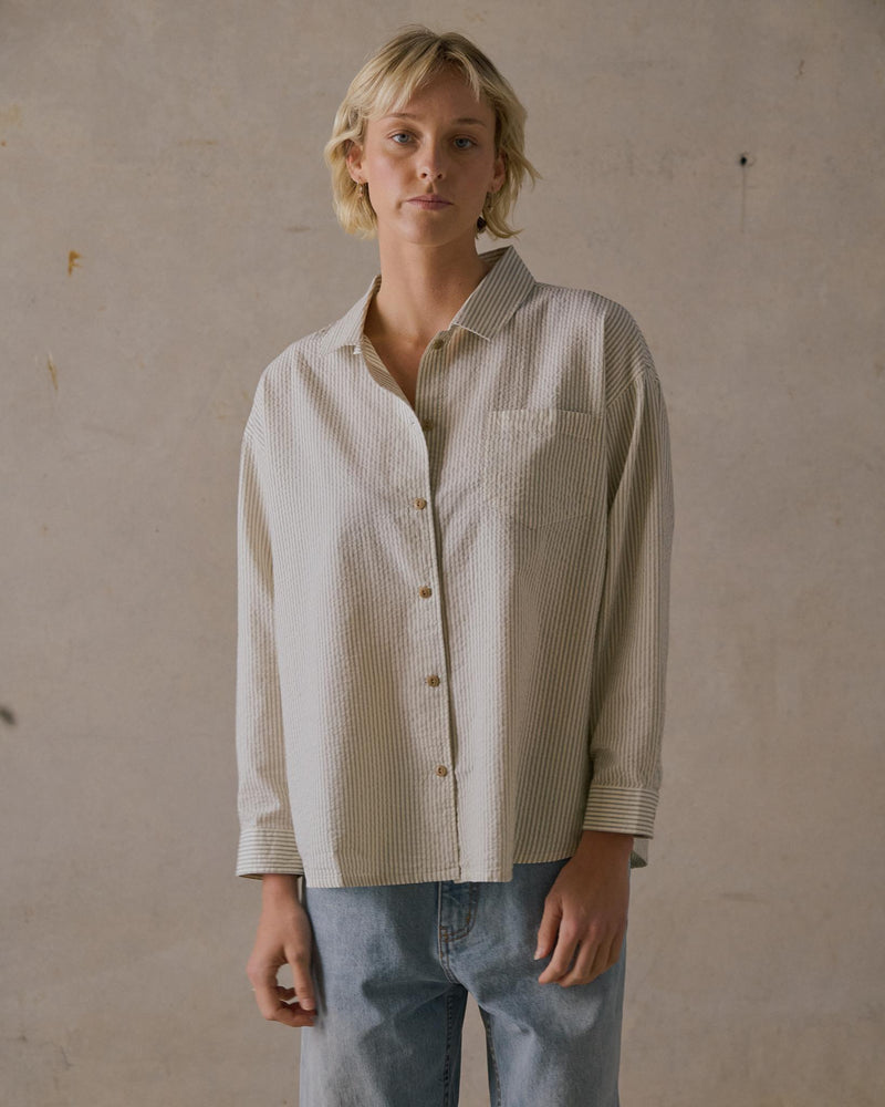 Boxy Long Sleeve Shirt