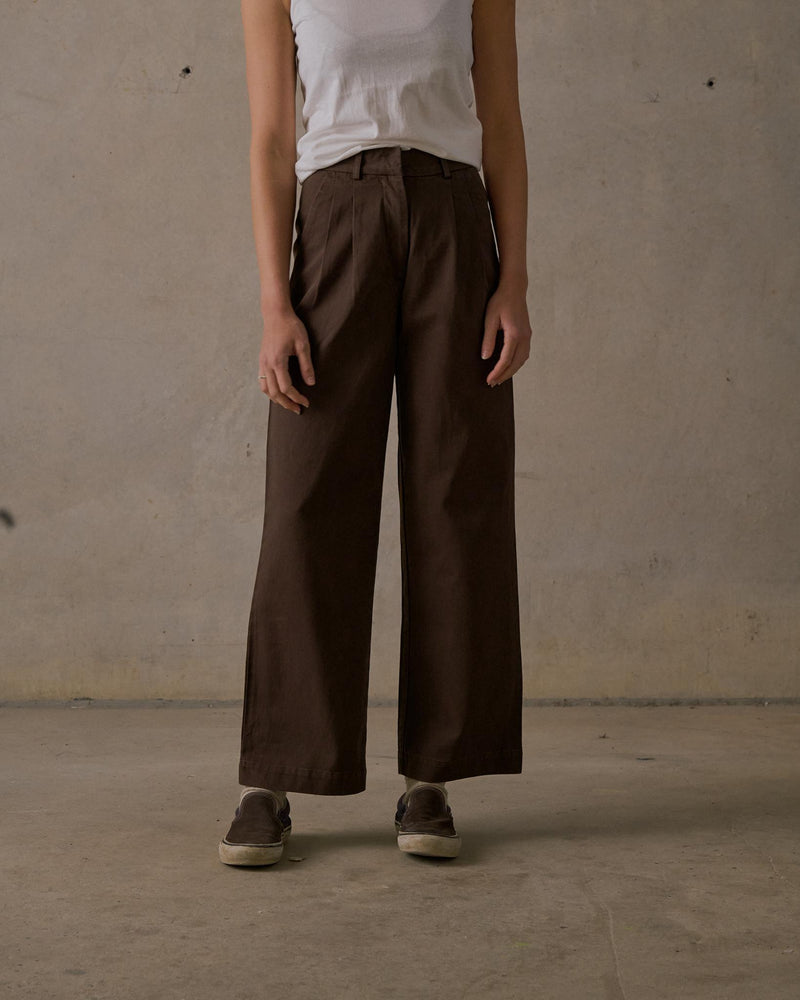 Wide Pleated Pants