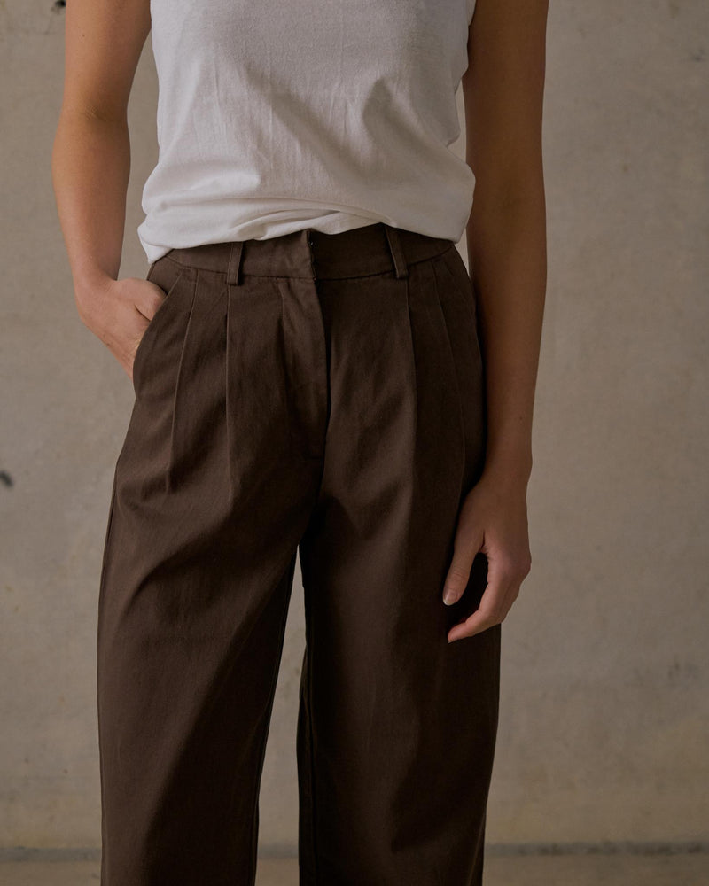 Wide Pleated Pants