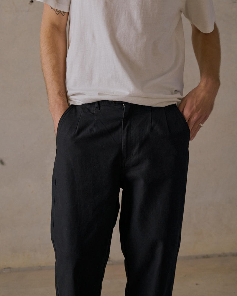 Relaxed Twill Pants