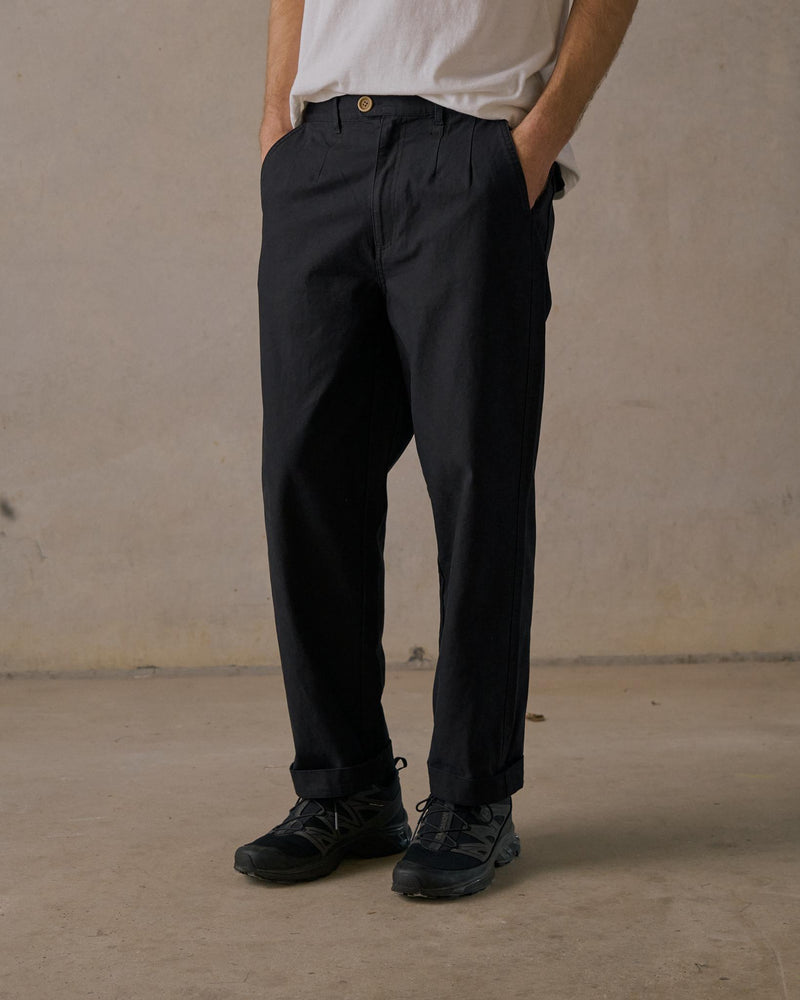Relaxed Twill Pants