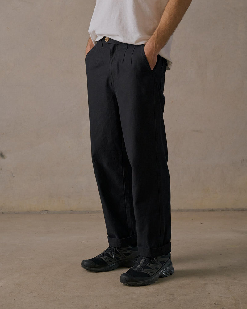 Relaxed Twill Pants