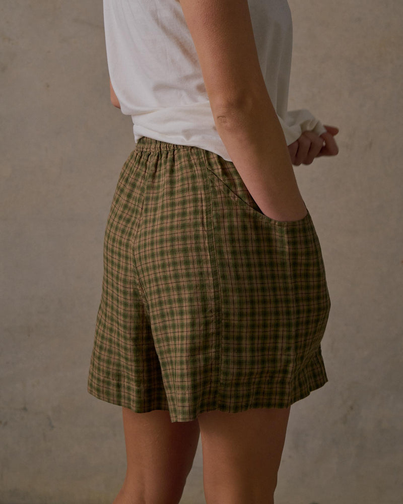 Patio Check Shorts