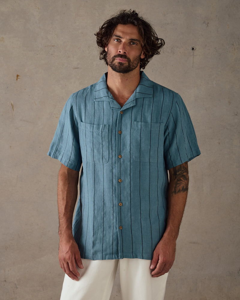 Linen Stripe Shirt