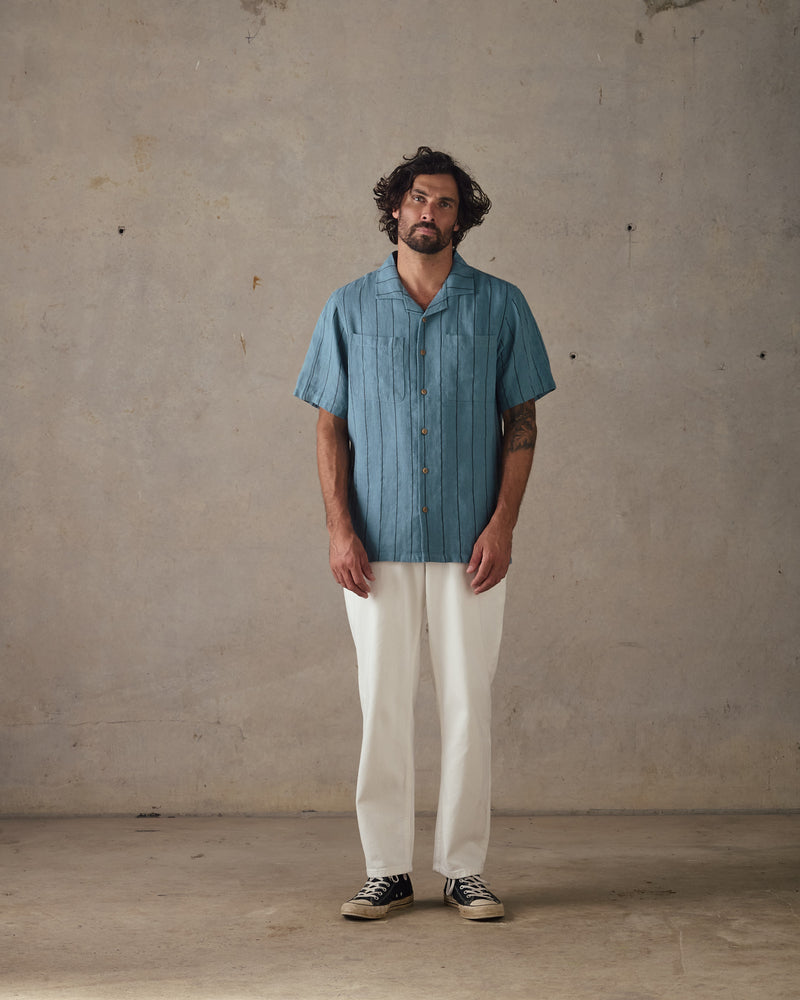 Linen Stripe Shirt