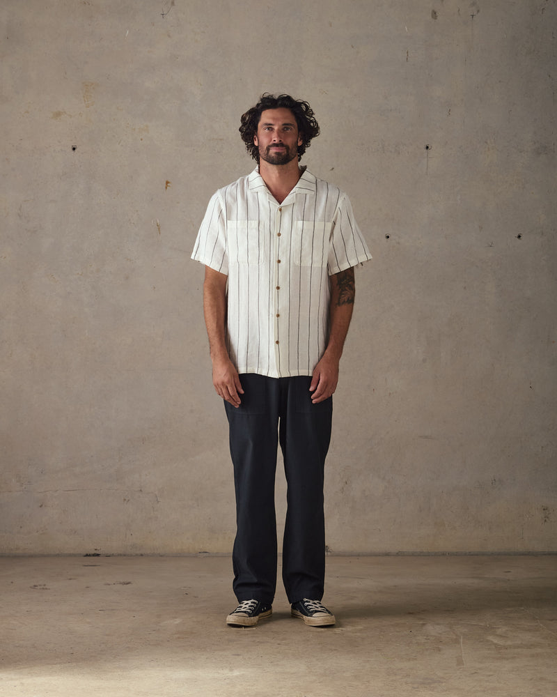 Linen Stripe Shirt