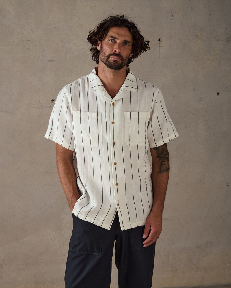 Linen Stripe Shirt