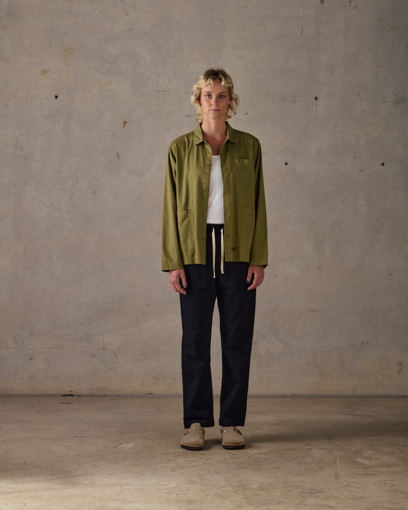 Herringbone Overshirt (Womens)