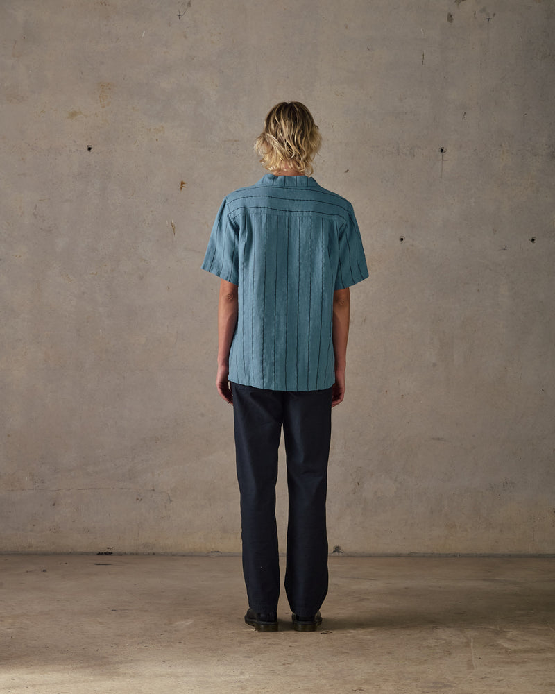 Linen Stripe Shirt (Womens)