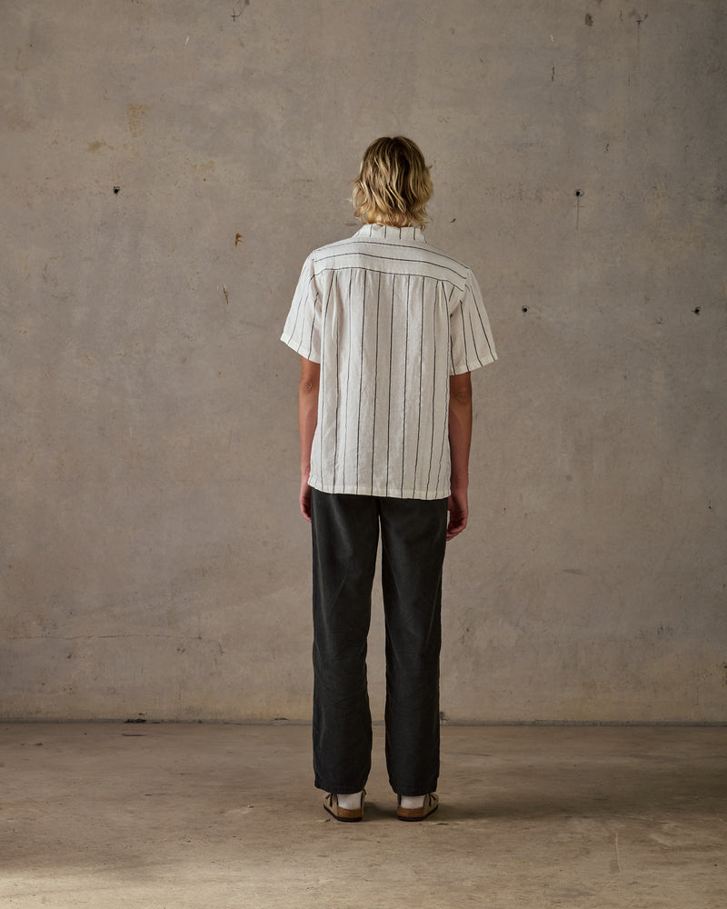 Linen Stripe Shirt (Womens)