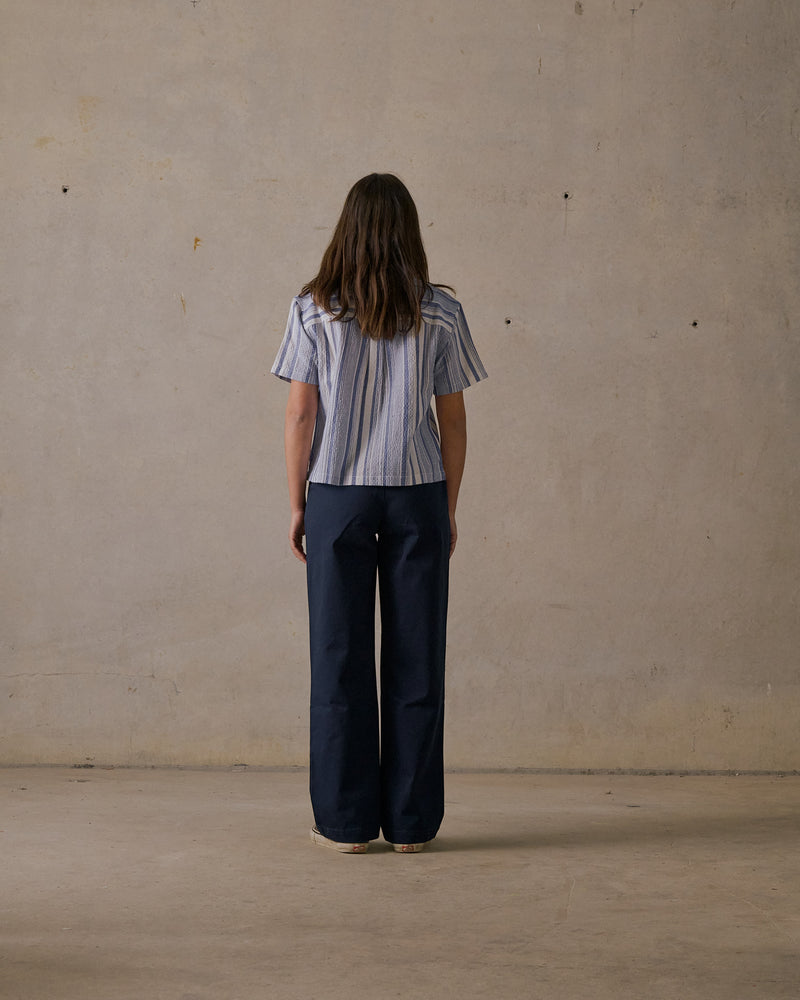 Double Pleated Twill Pants