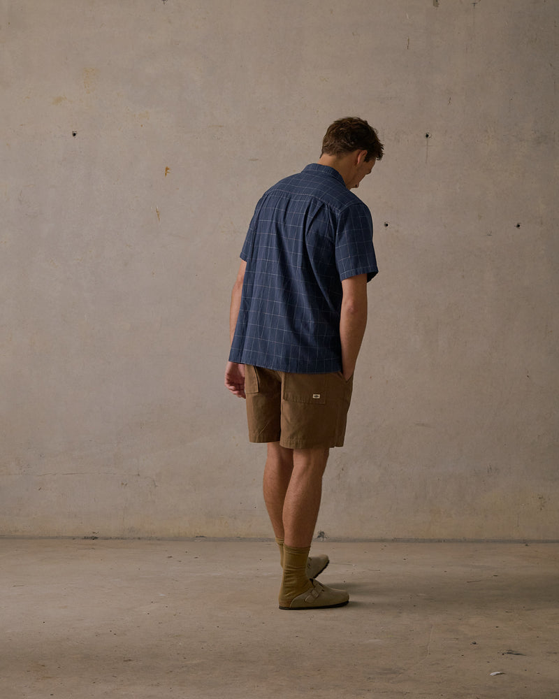 Washed Camp Collar Shirt
