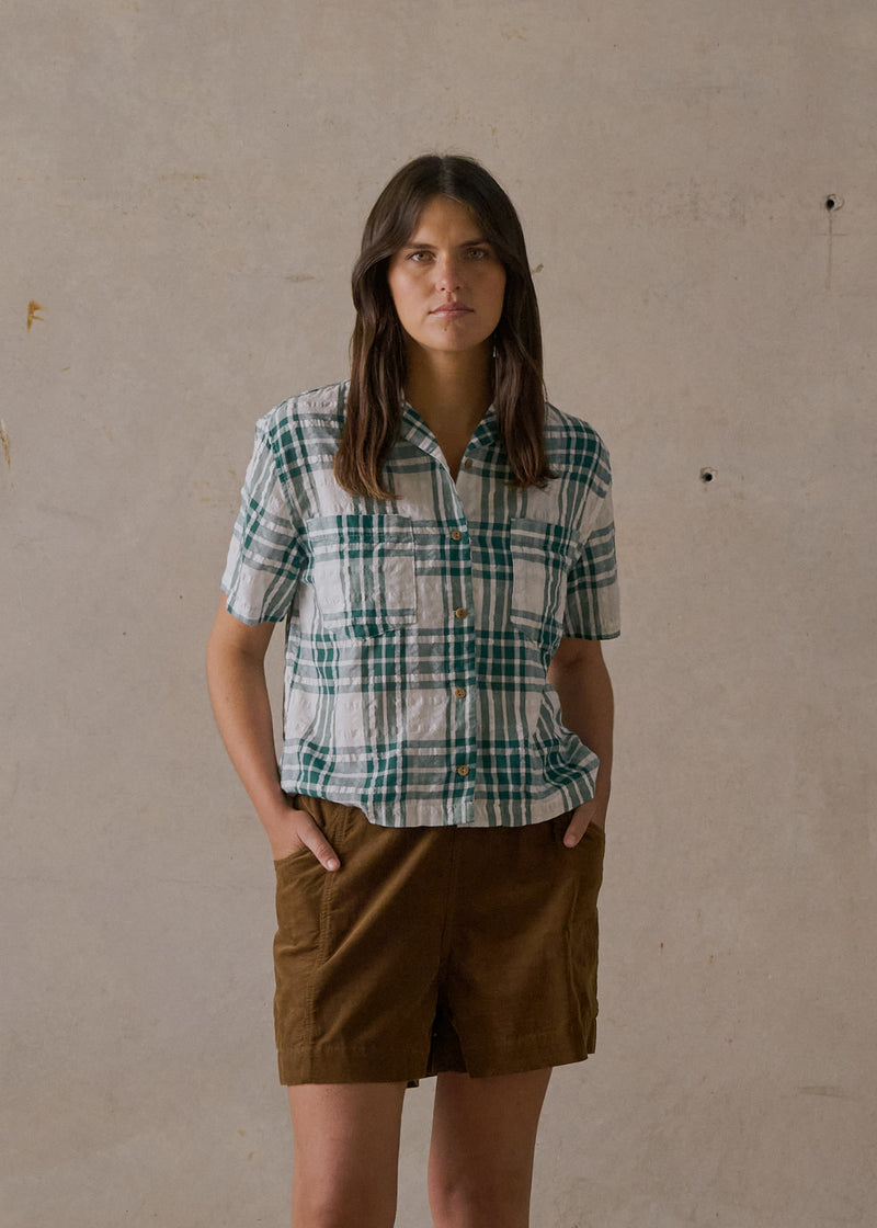 Boxy Button Up Shirt