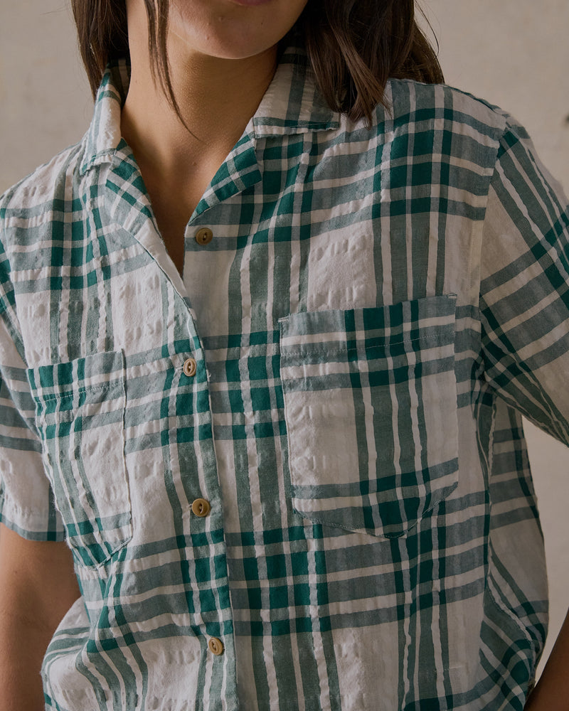 Boxy Button Up Shirt