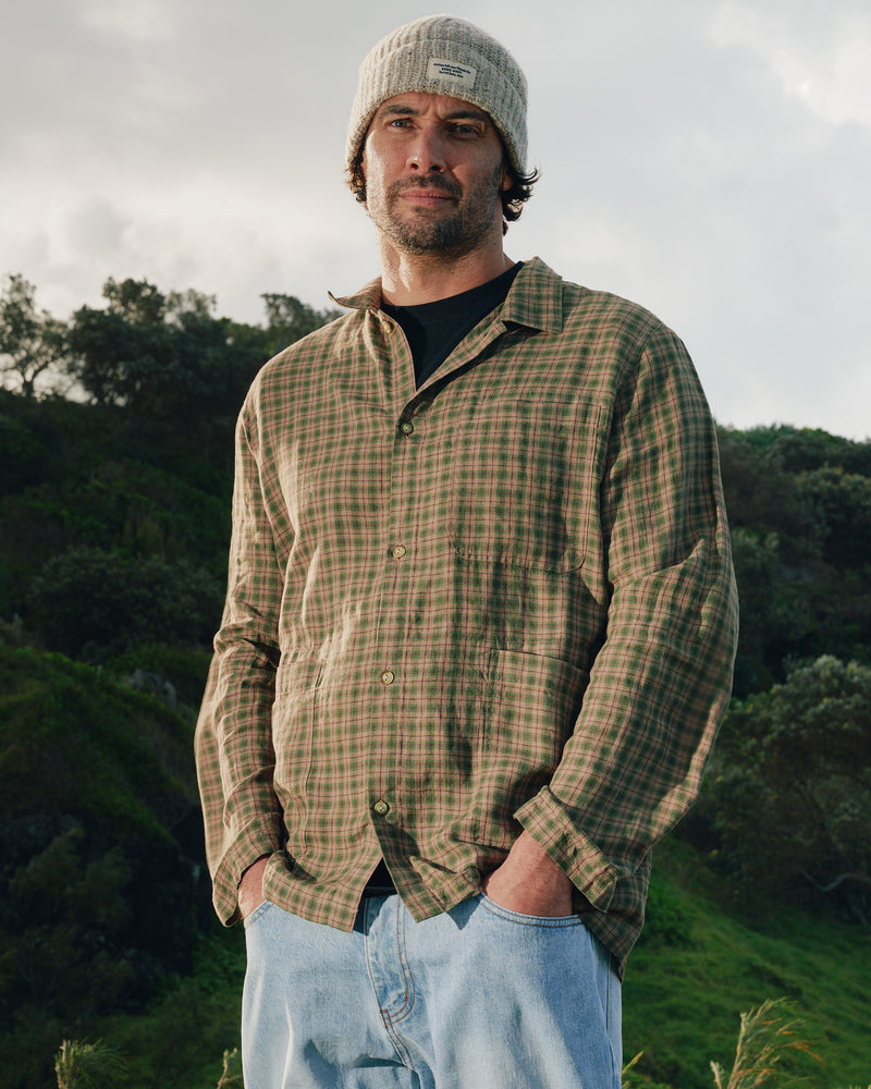 Patio Check Overshirt