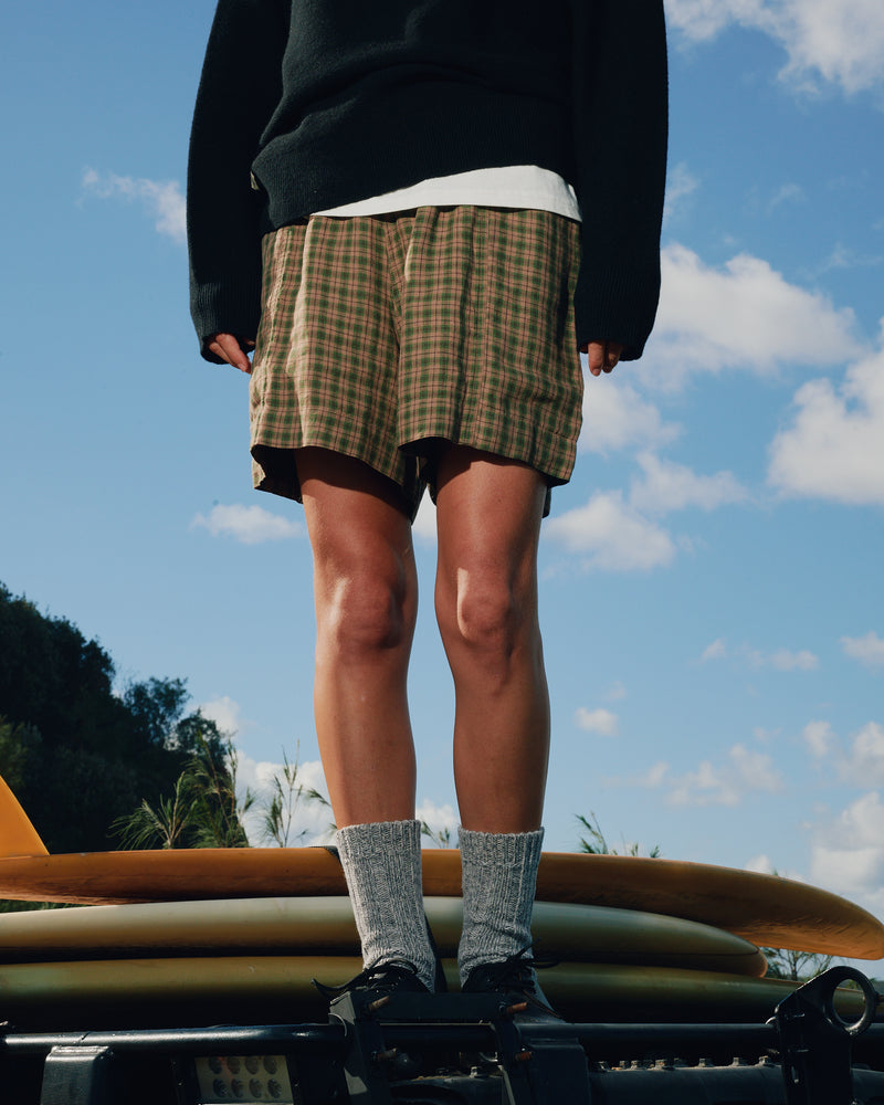 Patio Check Shorts