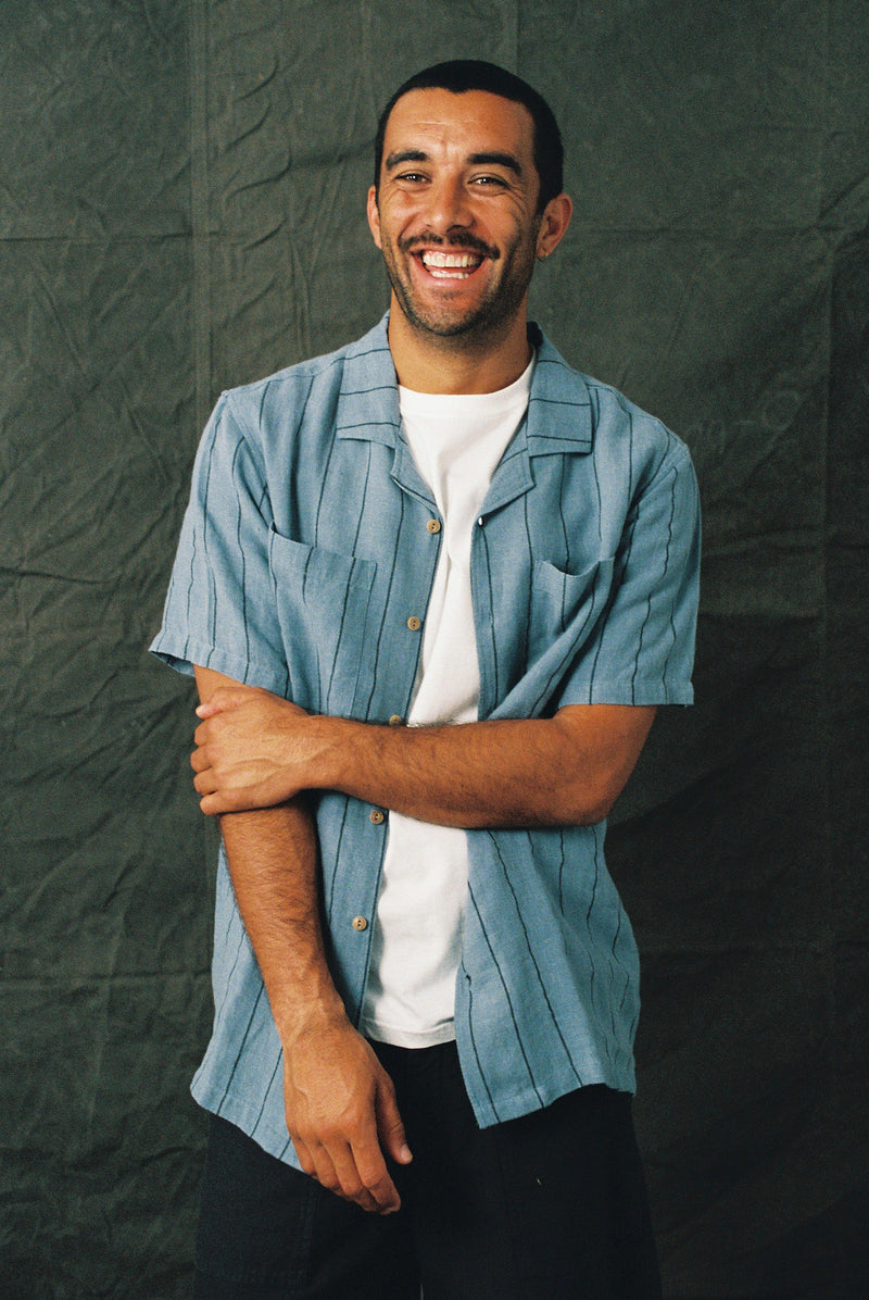Linen Stripe Shirt