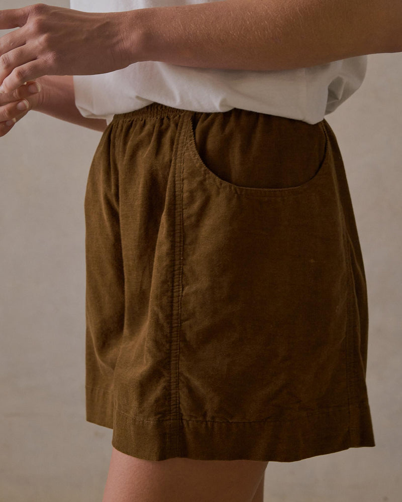 Hip Pocket Cord Shorts