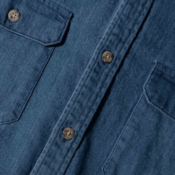 Winter Blues Washed Denim Shirt