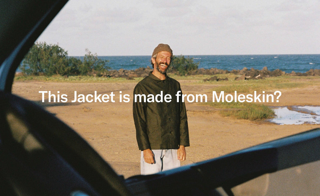 No Moles were harmed in the making of this Jacket