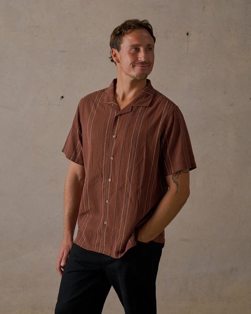 Washed Camp Collar Shirt