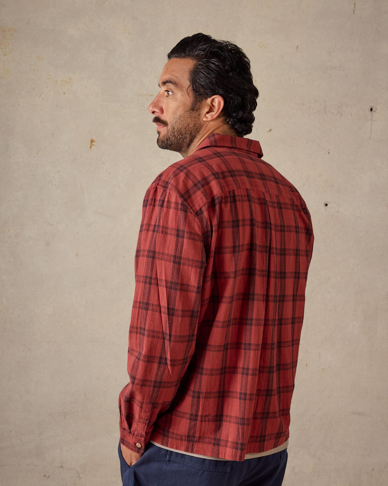 Long Sleeve Holiday Collar Shirt