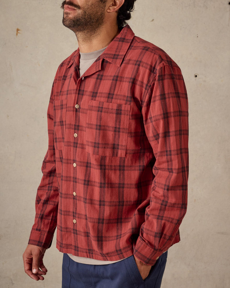 Long Sleeve Holiday Collar Shirt
