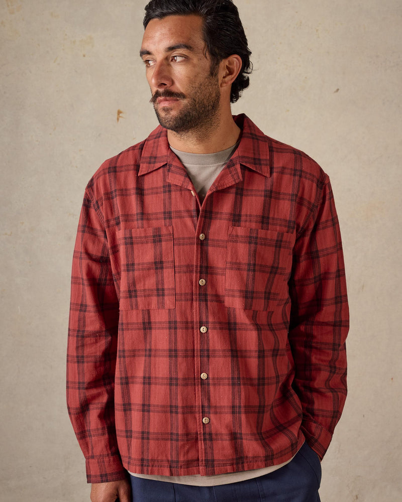 Long Sleeve Holiday Collar Shirt