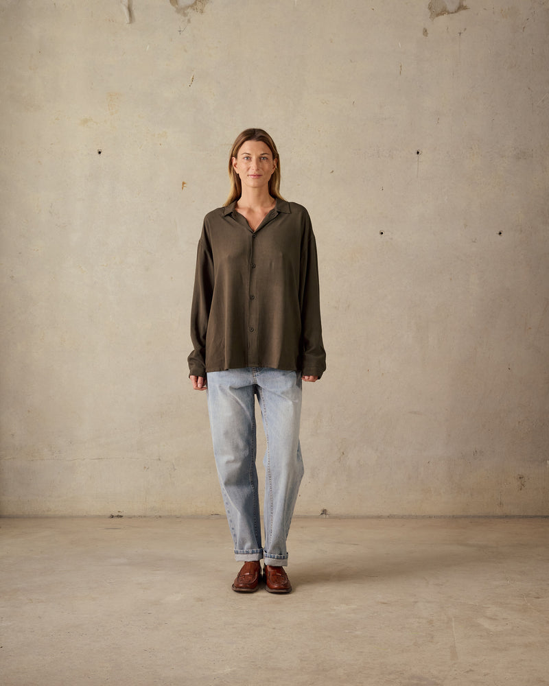 Boxy Long Sleeve Shirt