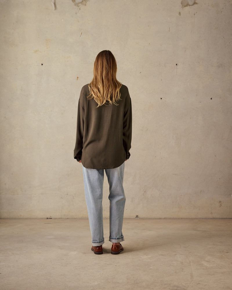 Boxy Long Sleeve Shirt