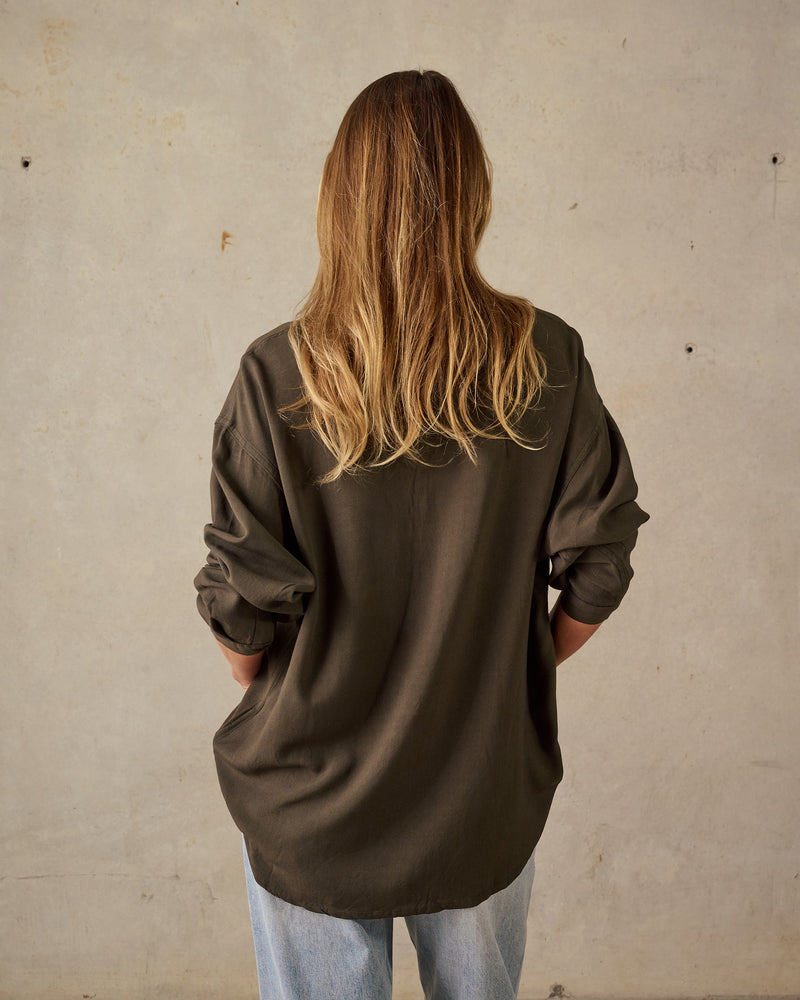 Boxy Long Sleeve Shirt