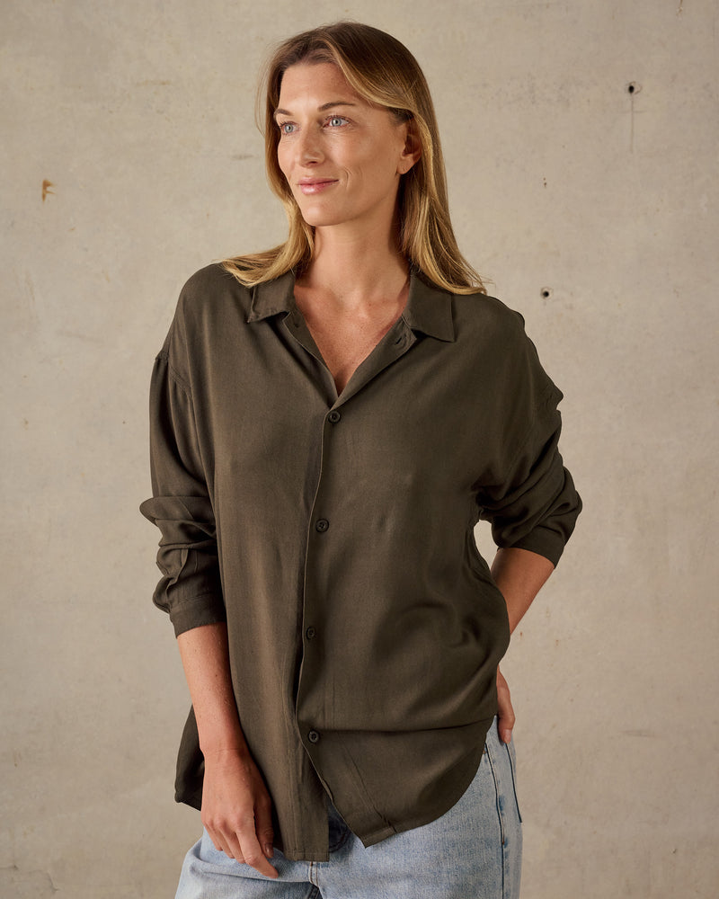 Boxy Long Sleeve Shirt