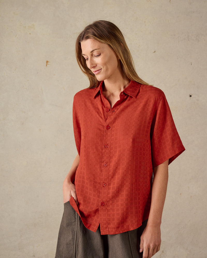 Oversized Short Sleeve Shirt