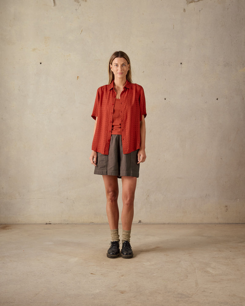 Oversized Short Sleeve Shirt