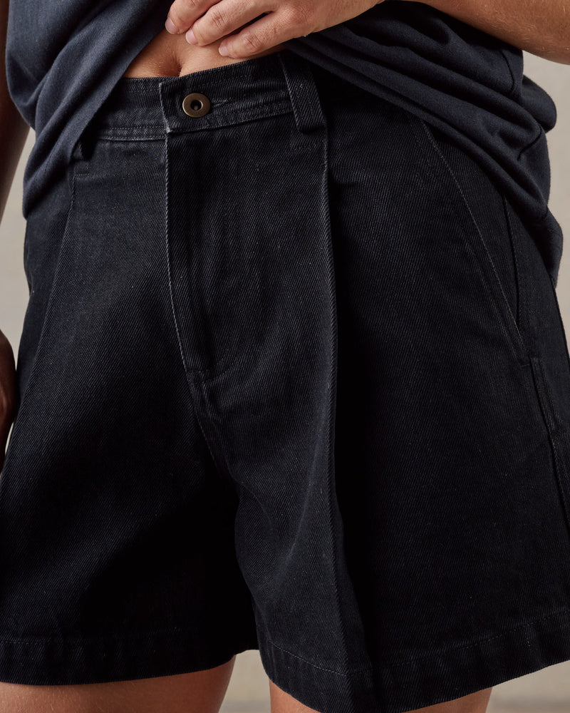 Pleated  Shorts