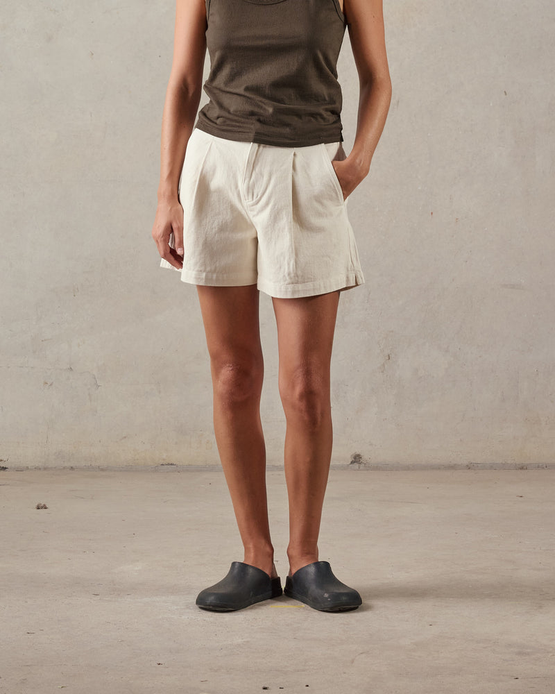 Pleated  Shorts