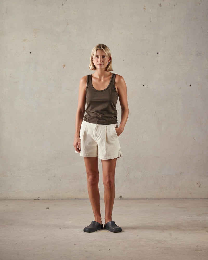 Pleated  Shorts