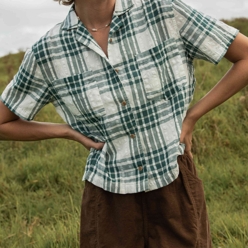 Boxy Button Up Shirt