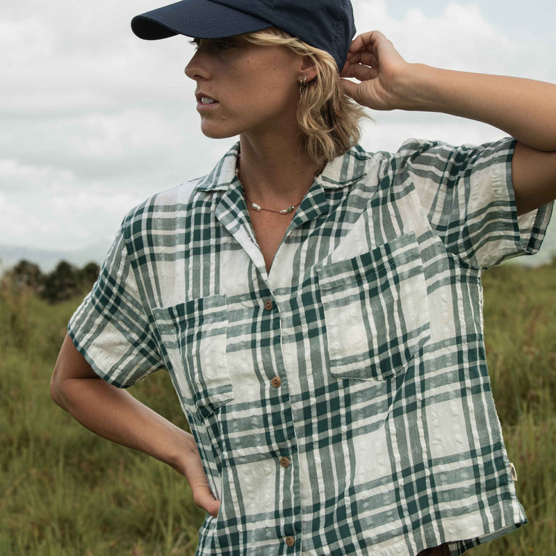 Boxy Button Up Shirt