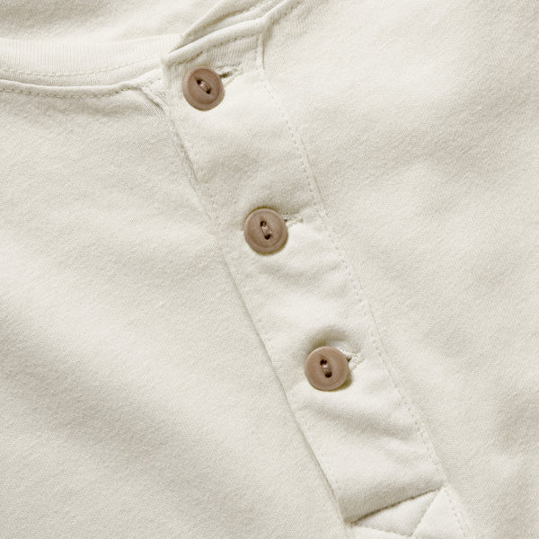 Recycled Cotton Henley Tee
