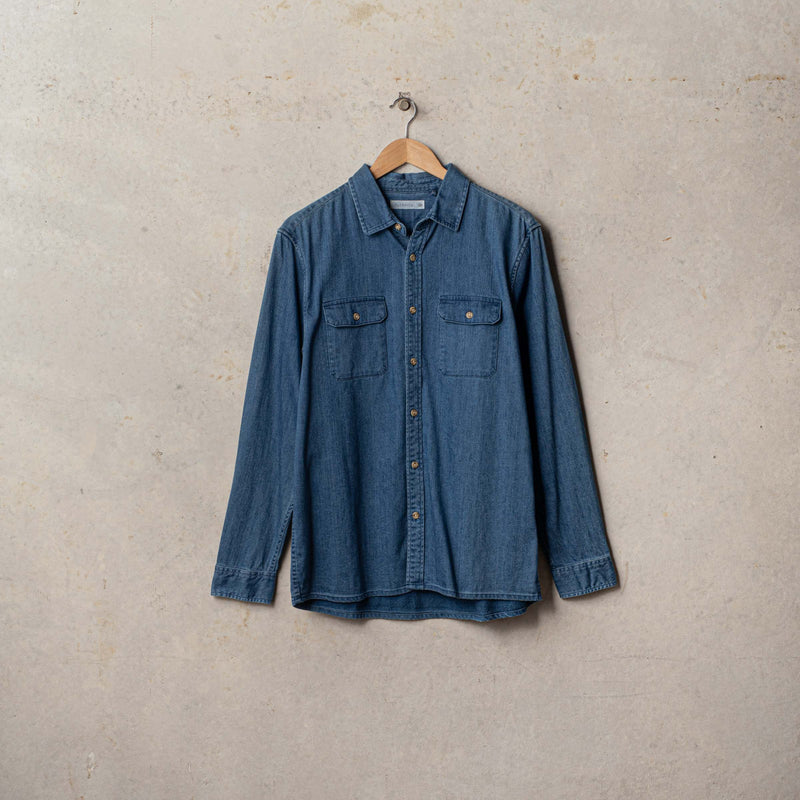 Winter Blues Washed Denim Shirt