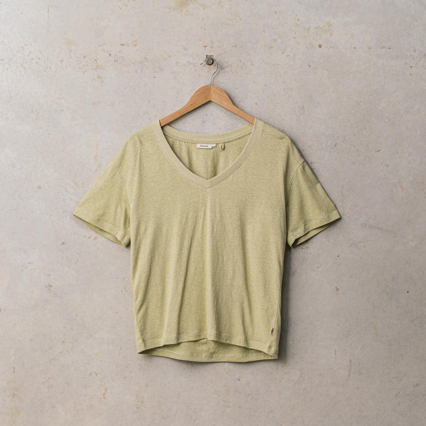 Deep V Hemp Tee