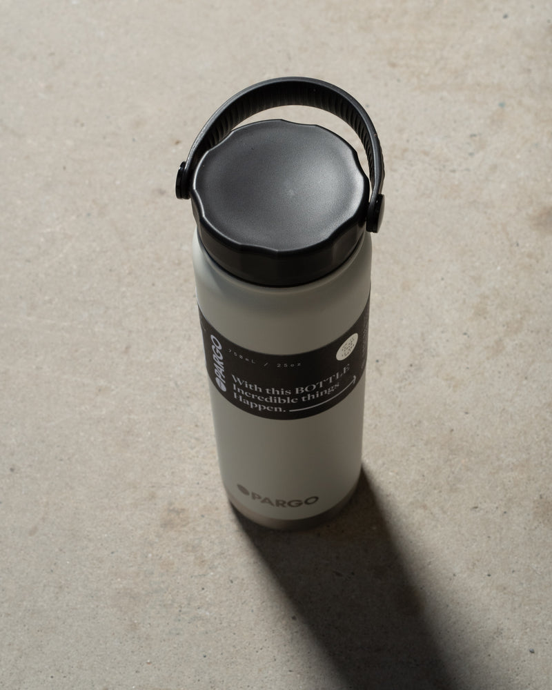 Project Pargo 750ml Insulated Drink Bottle - Bone