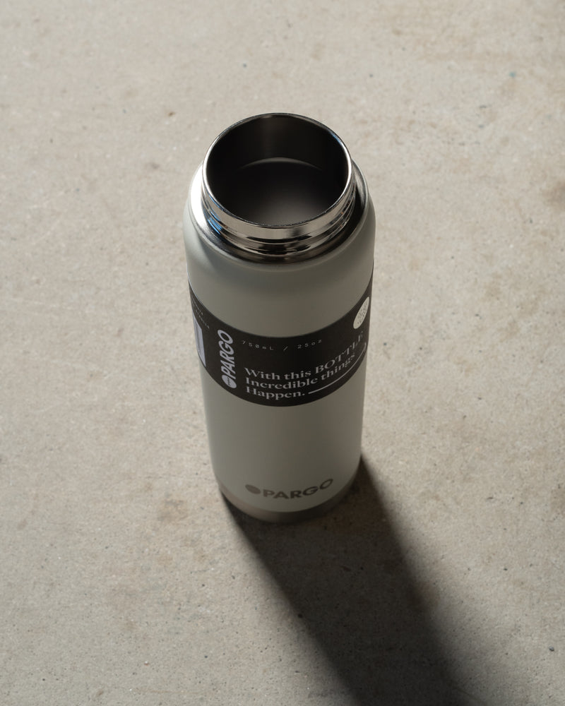 Project Pargo 750ml Insulated Drink Bottle - Bone