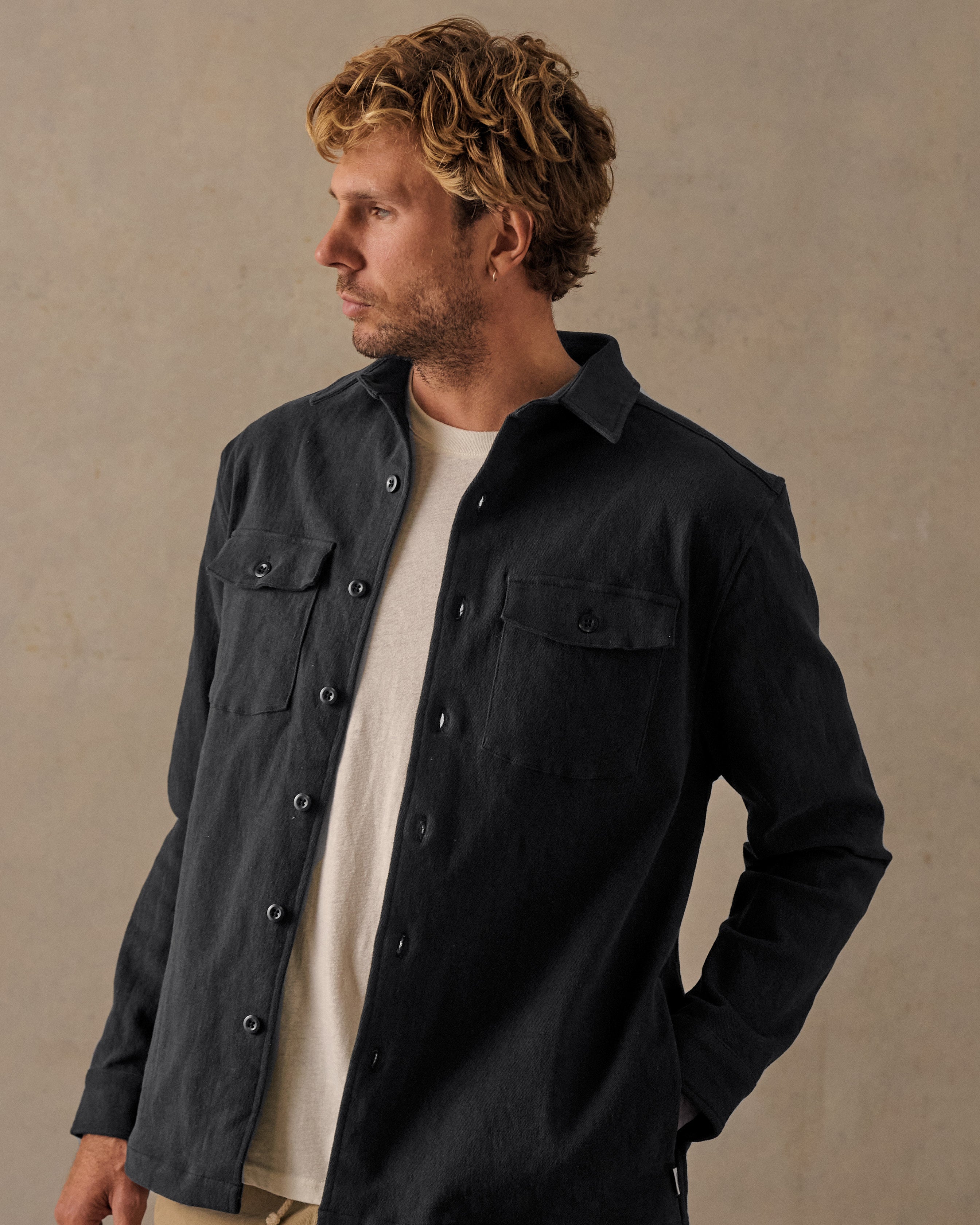 Brushed Twill Jacket – McTavish Surfboards