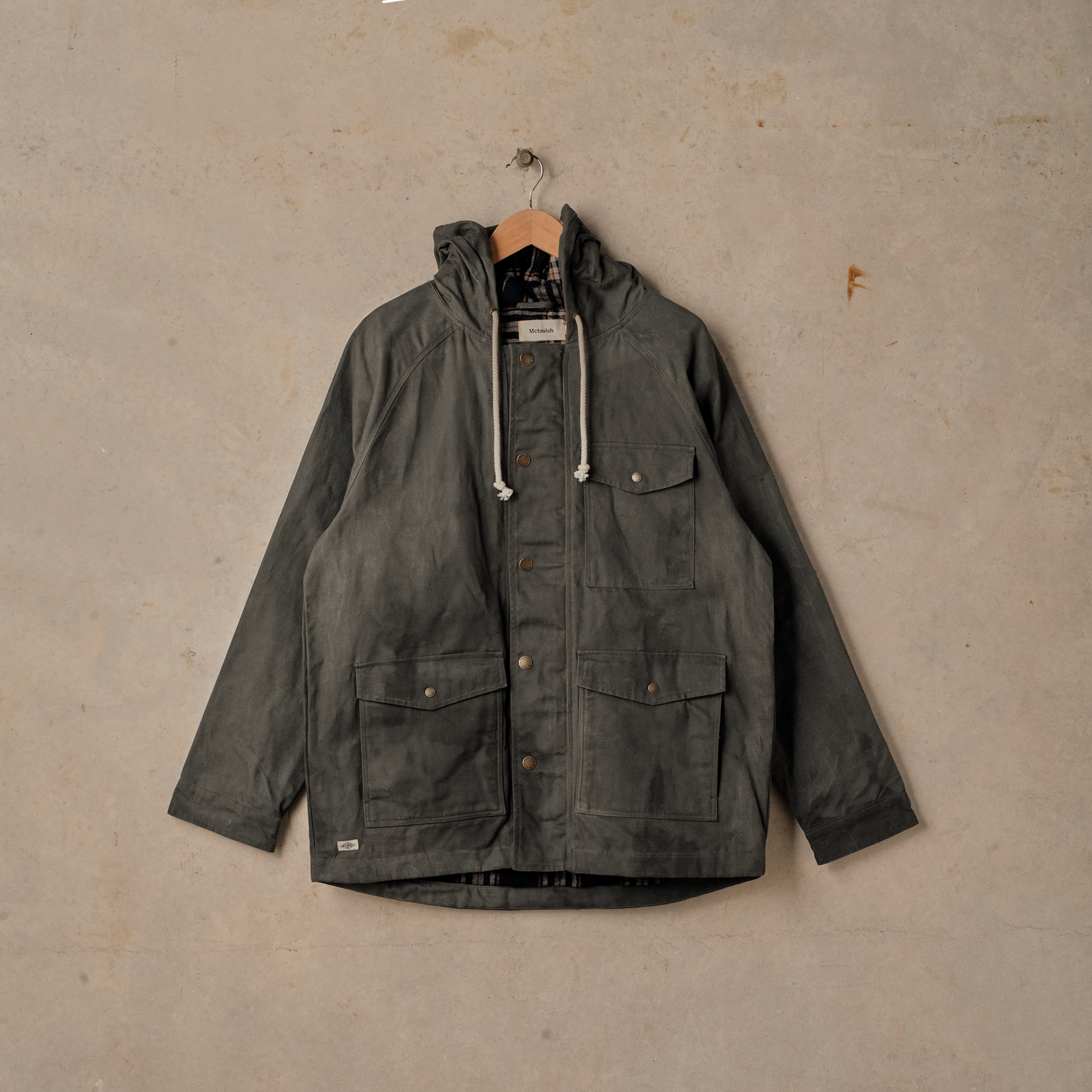 Waxed sales ridge parka