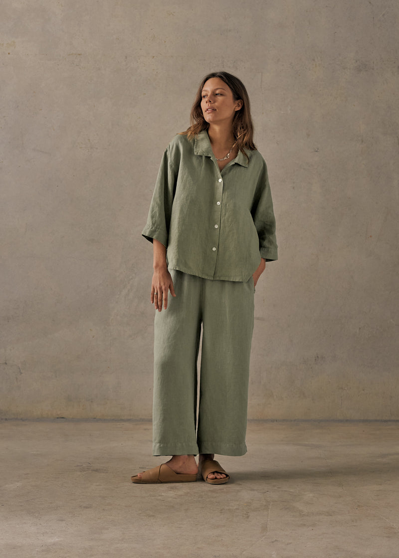 Cloud Button Up Blouse
