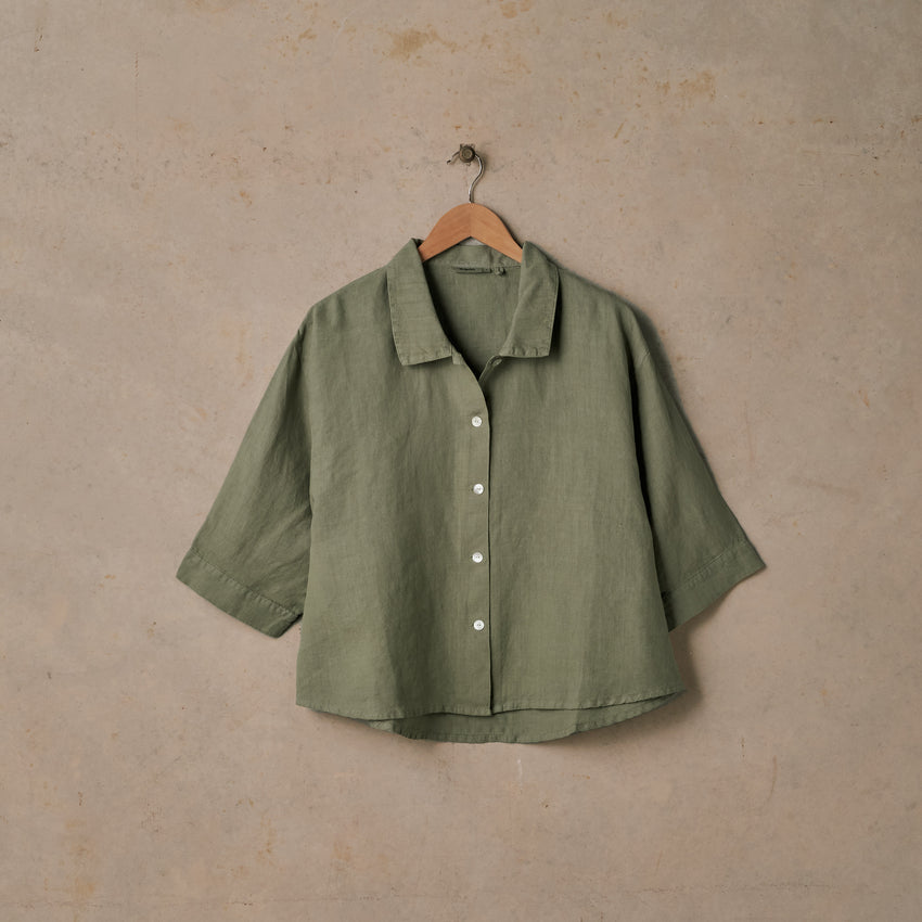 Cloud Button Up Blouse