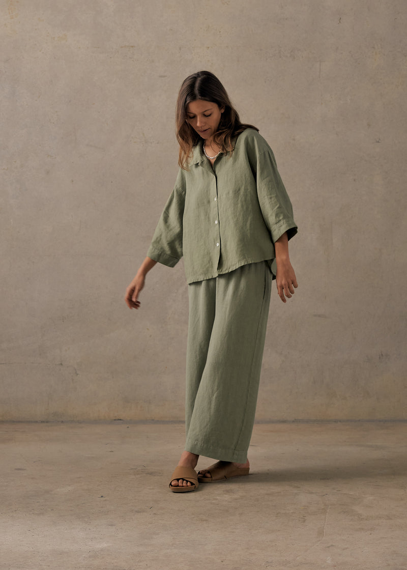 Cloud Button Up Blouse